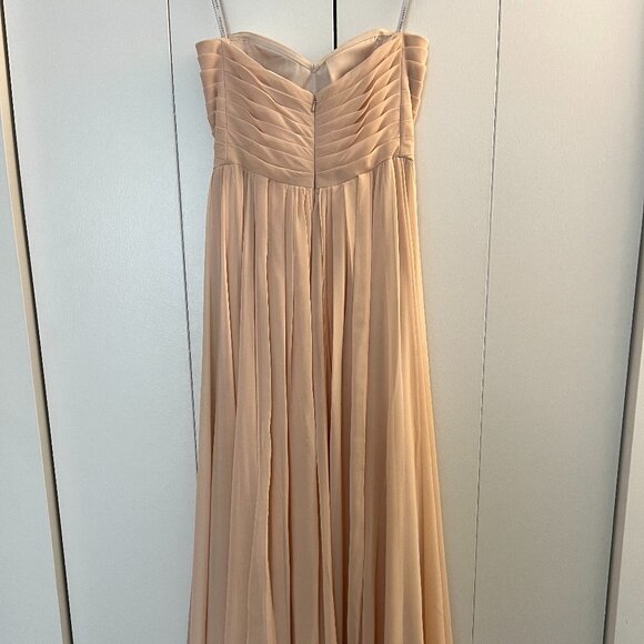 Jenny Yoo Mira Strapless Gown (Blush) - Picture 4 of 14